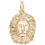 Lion Charm In Yellow Gold