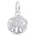 Sand Dollar Charm In 14K White Gold