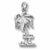 Miami Palm charm in Sterling Silver hide-image