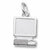 Computer charm in Sterling Silver hide-image