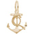 Anchor Charm in Yellow Gold Plated