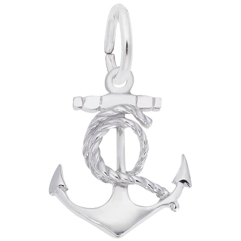 Anchor Charm In Sterling Silver