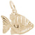 Angelfish Charm In Yellow Gold