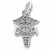 Dental Asst charm in Sterling Silver hide-image