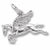 Pegasus charm in 14K White Gold hide-image