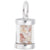 Bermuda Sand Capsule Charm In Sterling Silver