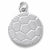 Soccer Ball charm in Sterling Silver hide-image