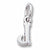 Initial J charm in Sterling Silver hide-image