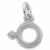 Male Symbol charm in 14K White Gold hide-image