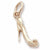 High Heel Shoe Charm in 10k Yellow Gold hide-image