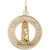 Lighthouse, Hilton Head, Sc Charm In Yellow Gold