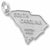 Hilton Head,S.C. charm in 14K White Gold hide-image