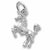 Unicorn charm in Sterling Silver hide-image