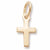 Cross charm in Yellow Gold Plated hide-image