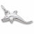 Dolphin charm in Sterling Silver hide-image