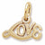 Love charm in Yellow Gold Plated hide-image