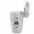 Congo Drum charm in 14K White Gold hide-image