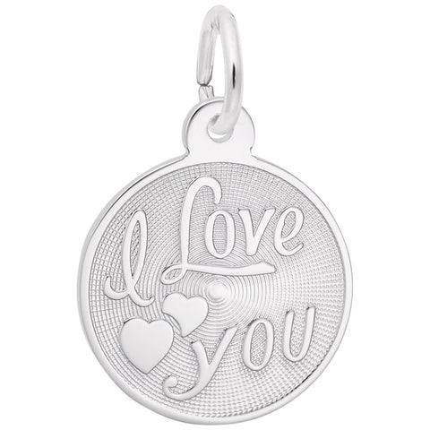 Love Charm In Sterling Silver