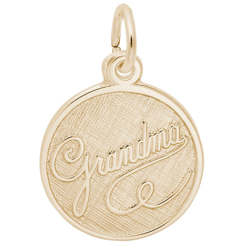 Grandma Charm in Yellow Gold Plated