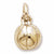 Basketball charm in Yellow Gold Plated hide-image