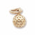 Golf Ball charm in Yellow Gold Plated hide-image