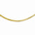 10K Yellow Gold Supreme Reversible Omega, 18 inch, Jewelry Chains and Necklace