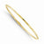 10K Yellow Gold Slip-On Bangle Bracelet