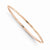 10K Rose Gold Slip-On Bangle Bracelet