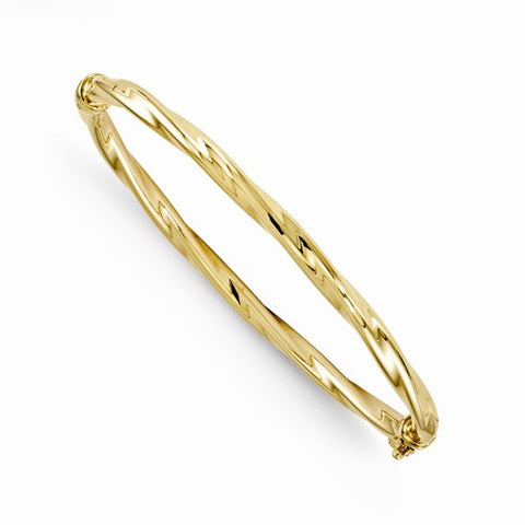 10K Yellow Gold Bangle Bracelet