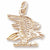 Eagle Charm in 10k Yellow Gold hide-image