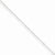 14K White Gold (Carded) Cable Rope Chain