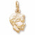 Boy Head Charm in 10k Yellow Gold hide-image