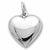 Heart charm in Sterling Silver hide-image