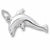 Dolphin charm in 14K White Gold hide-image