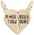 Amoureux Toujours Charm In Yellow Gold