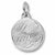 Je T Aime charm in 14K White Gold hide-image