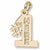#1 Mere charm in Yellow Gold Plated hide-image