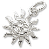 Cancun Sun Small charm in 14K White Gold