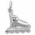 Inline Skate charm in 14K White Gold hide-image