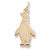 Penguin charm in Yellow Gold Plated hide-image