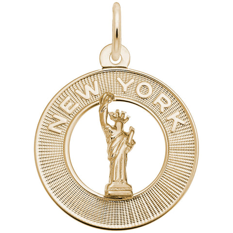 New York Charm in Yellow Gold Plated