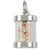 Nassau Sand Capsule charm in Sterling Silver
