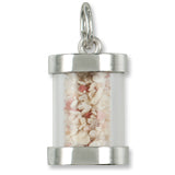 Freeport Sand Capsule charm in Sterling Silver