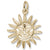 Bahamas Sun Large Charm in 10k Yellow Gold