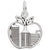 New York Skyline Charm In 14K White Gold