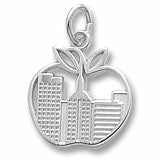 New York Skyline charm in Sterling Silver hide-image