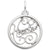 Houston Charm In 14K White Gold