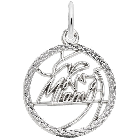 Miami Charm In Sterling Silver