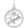 Los Angeles Charm In 14K White Gold - 14k White Gold / Regular