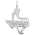 Dallas Charm In Sterling Silver